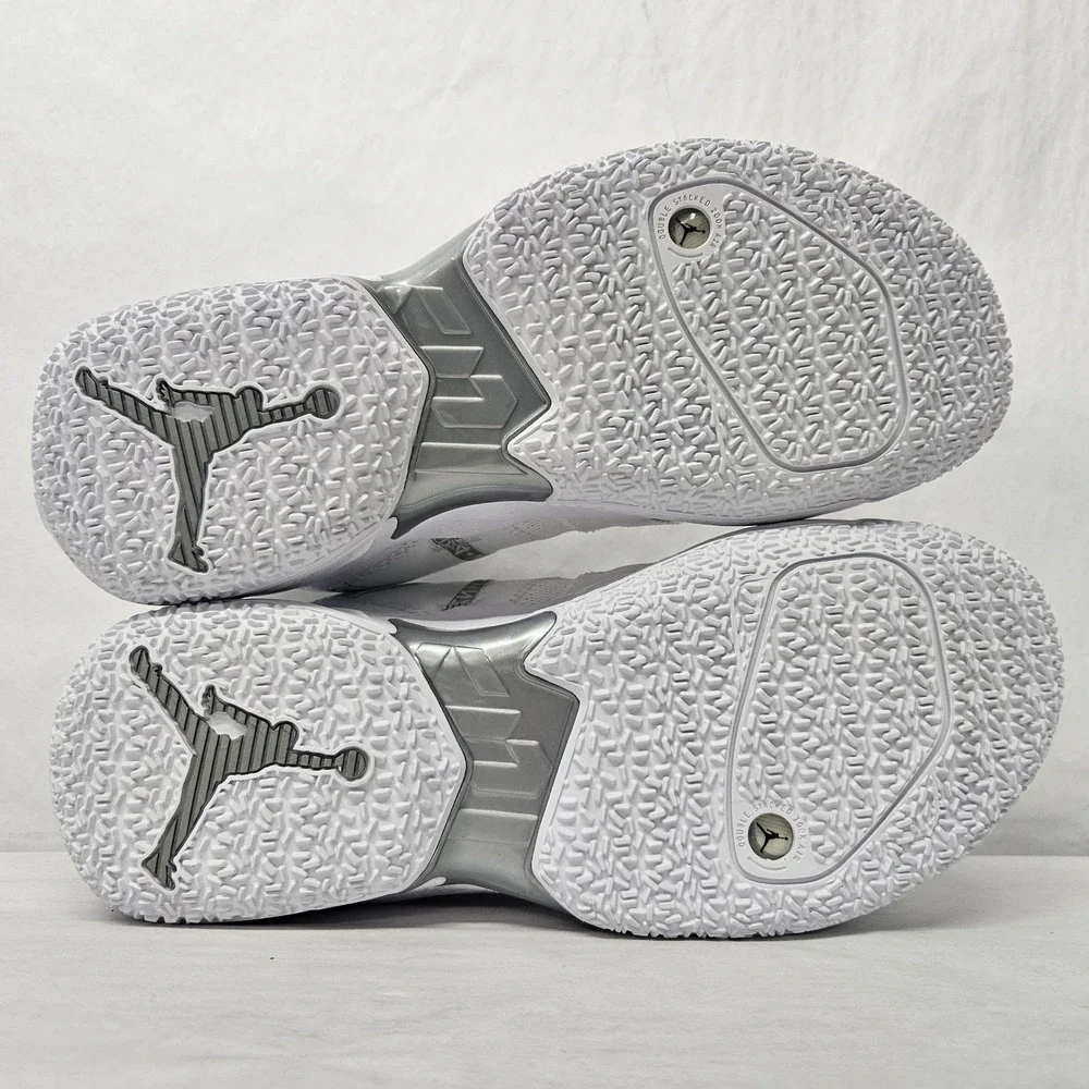 Nike‎ Air Jordan Why Not Zer0.4 Basketball Shoes CQ4230-101 White Men's Size 13